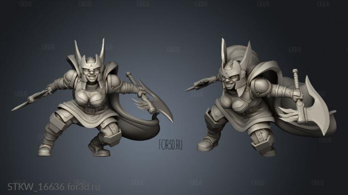 paladin 3d stl модель для ЧПУ