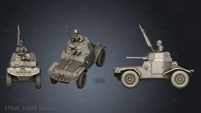 Panhard With Pilot fran З Ais stl model for CNC