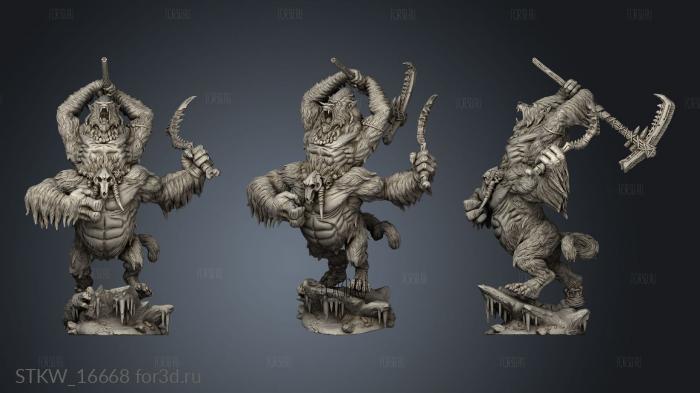 Frostburn Horrors Apalumi stl model for CNC