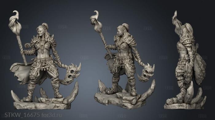 Society XVIII Felga Frostheart Grave Cleric 3d stl модель для ЧПУ