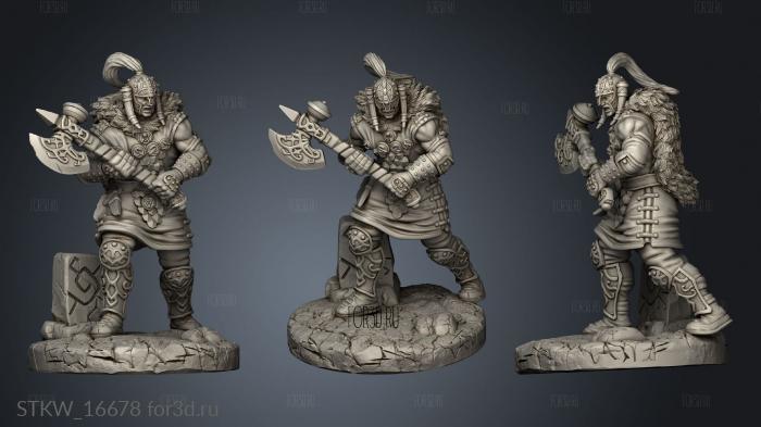 Tori Black Fingers Human Fighter stl model for CNC