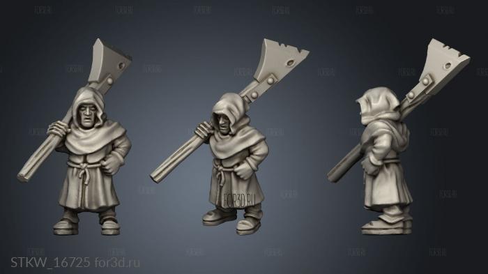 peasant 3d stl модель для ЧПУ