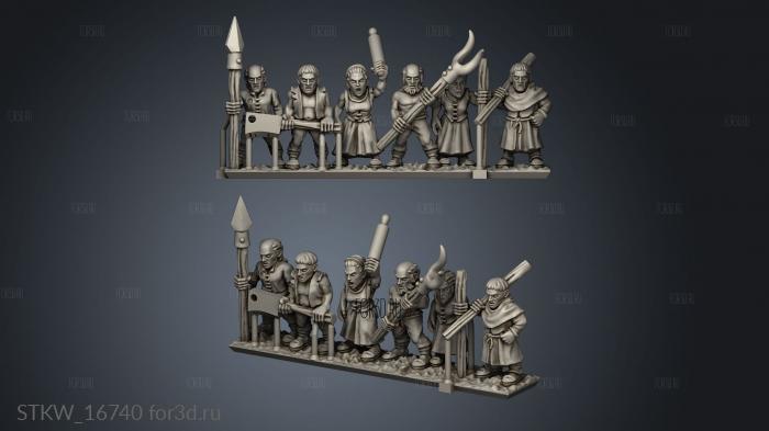 peasants 3d stl модель для ЧПУ