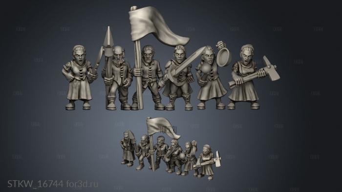 peasants command 3d stl модель для ЧПУ