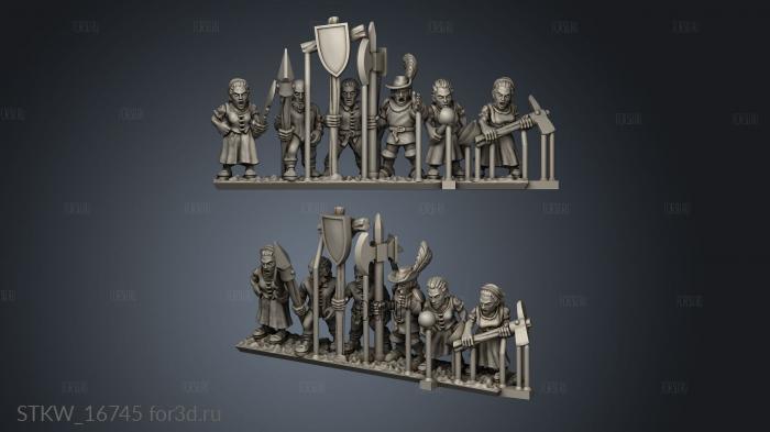 peasants command blank 3d stl модель для ЧПУ