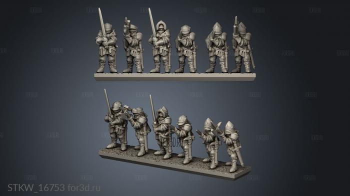 Heavy infantry stl model for CNC