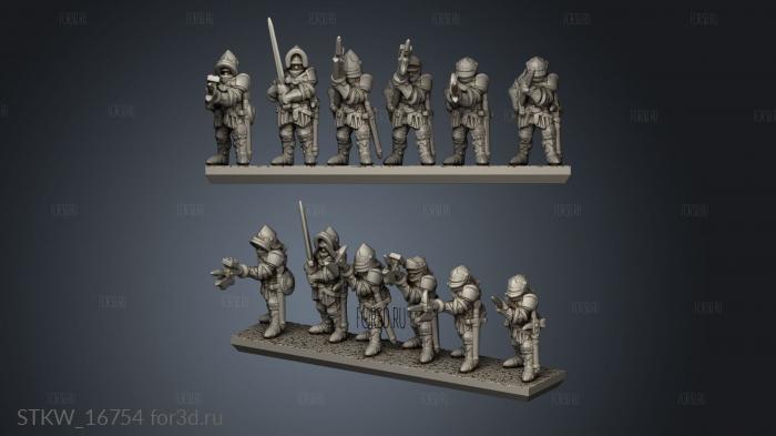 Heavy infantry stl model for CNC