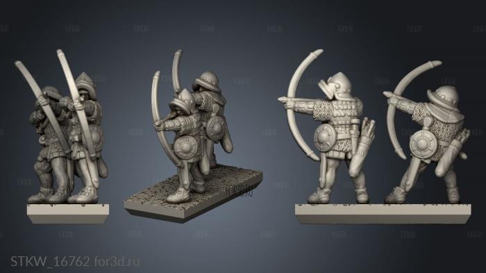 Longbowmen 3d stl модель для ЧПУ