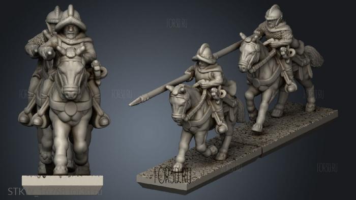 Reivers English Lances stl model for CNC