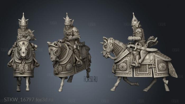 Elfs Heavy Cavalry stl model for CNC