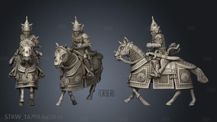 Elfs Heavy Cavalry thingi stl model for CNC