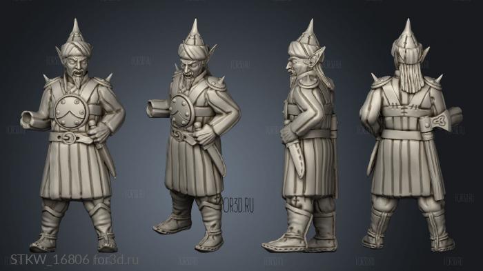 Elfs Light infantry stl model for CNC