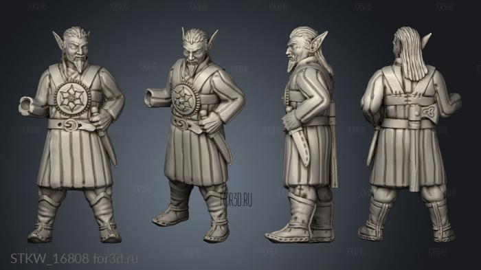 Elfs Light infantry stl model for CNC