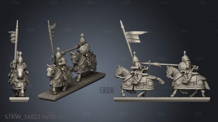 Mongol Humans Heavy Steppes Lancers 3d stl модель для ЧПУ