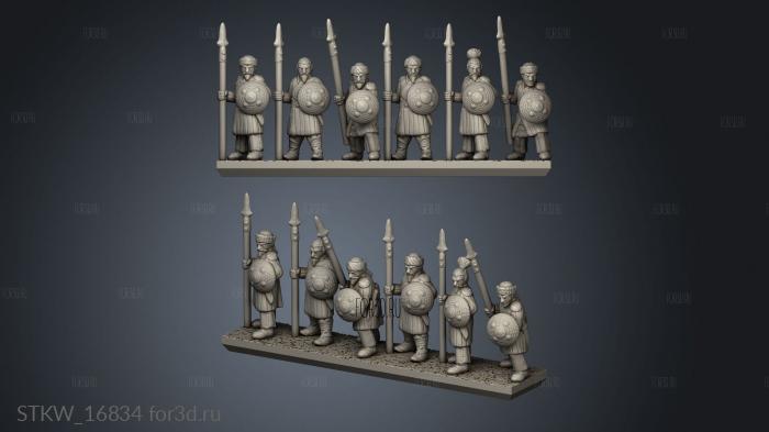 Mongol Humans Tribal warriors 3d stl модель для ЧПУ