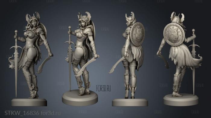 Pegasus and Female Perseus 3d stl модель для ЧПУ