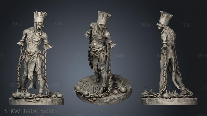 Penitent Crusade II Unredeemed Base mm stl model for CNC