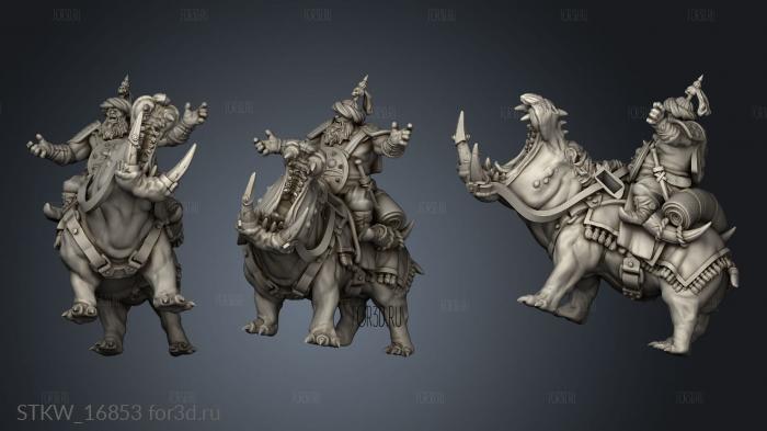 Persian Raiders ogre stl model for CNC