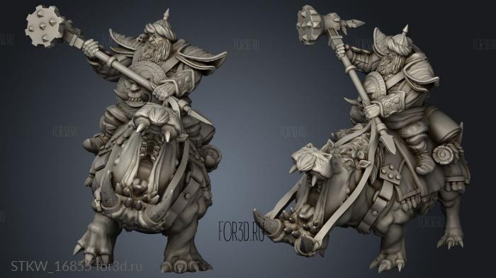 Persian Raiders ogre stl model for CNC