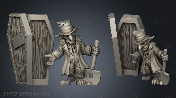 Goblin Undertaker stl model for CNC