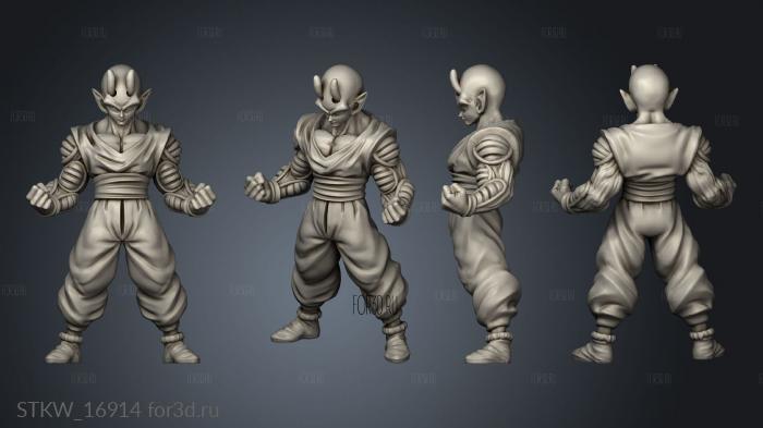 Piccolo Dragon Ball Piccoli stl model for CNC