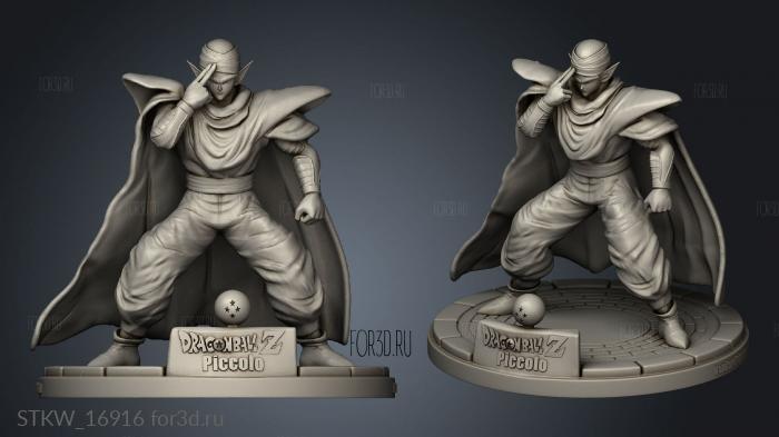 Piccolo from Dragonball stl model for CNC