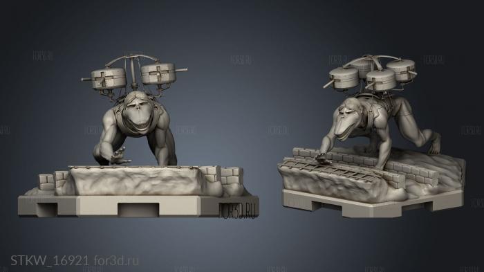 Pieck Titan Shingeki Kyojin 3d stl модель для ЧПУ