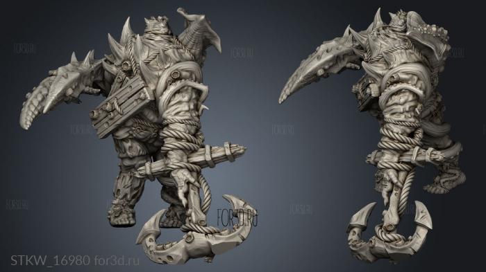 Pirate Coast Zombie Sea Giant 3d stl модель для ЧПУ