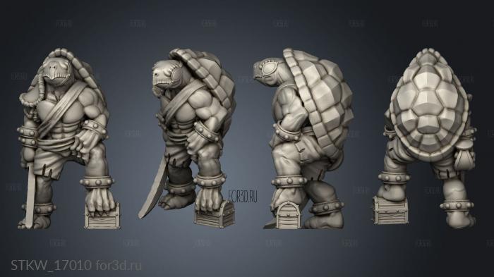 Pirate Turtle stl model for CNC