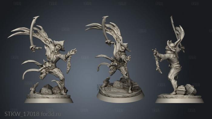 Dead Seas Troops Gold Fools stl model for CNC