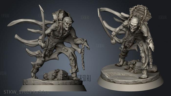 Dead Seas Troops Gold Fools stl model for CNC