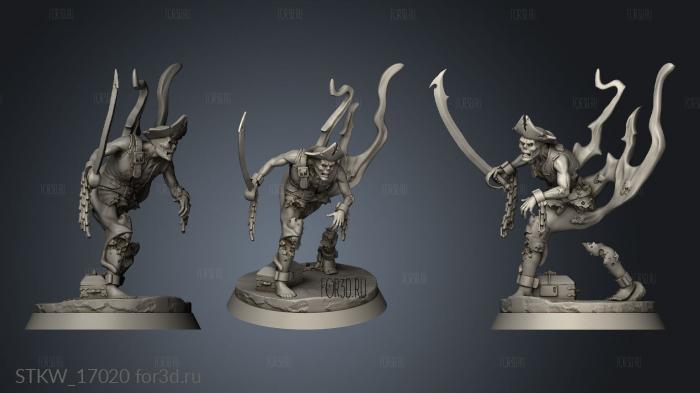 Dead Seas Troops Gold Fools stl model for CNC