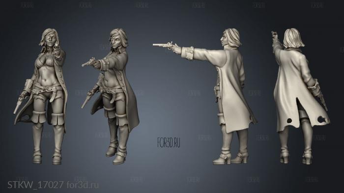 Pirates Grim Waters Siblings sister stl model for CNC