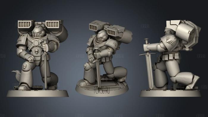 Raven Guarded Raven Guard stl model for CNC