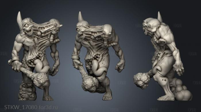 Plague Demons Command Leader 3d stl модель для ЧПУ