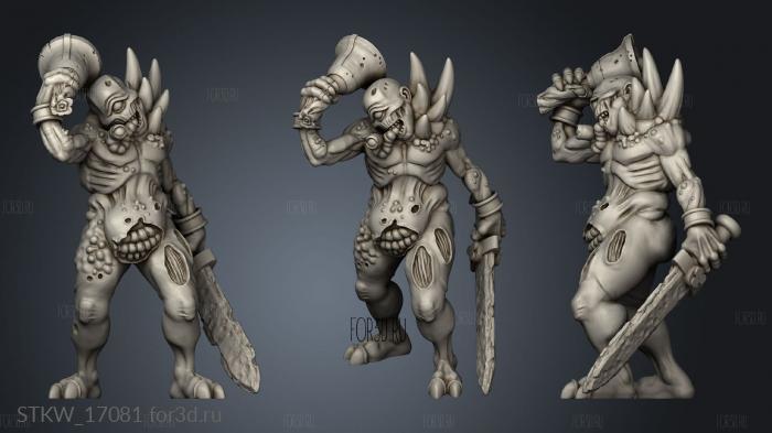 Plague Demons Command Musician 3d stl модель для ЧПУ