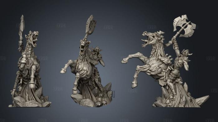 Reanimated Riders stl model for CNC