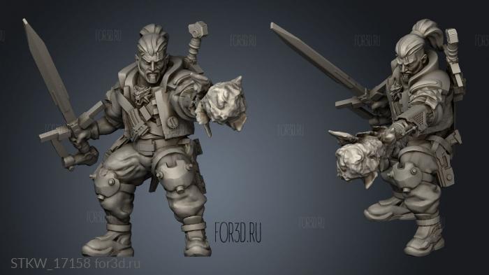 CYBERPUNK WITCHER IGNI SIGN stl model for CNC