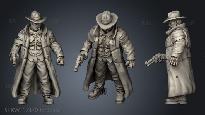 DETECTIVE WAYNE stl model for CNC