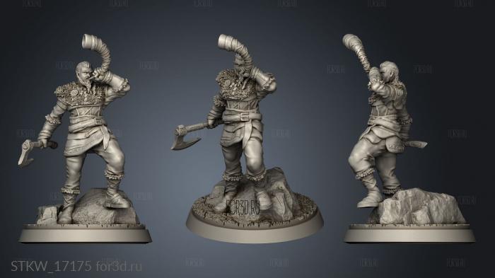 VIKING WARRIORS 3d stl модель для ЧПУ