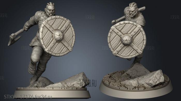 VIKING WARRIORS 3d stl модель для ЧПУ