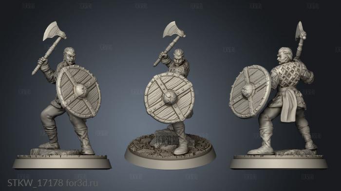 VIKING WARRIORS 3d stl модель для ЧПУ