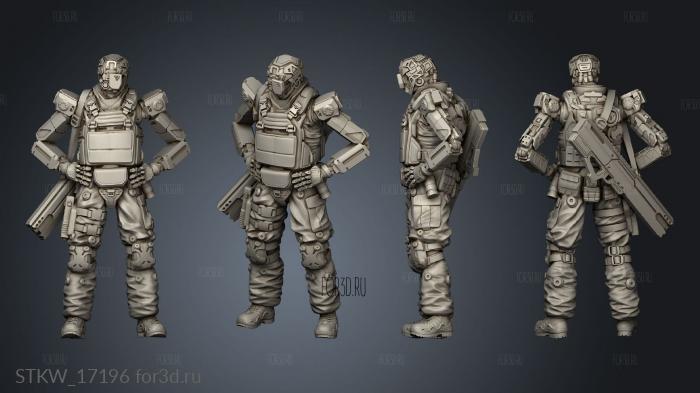 Police Droids Henry 3d stl модель для ЧПУ