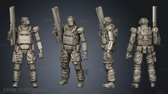 Police Droids Henry 3d stl модель для ЧПУ