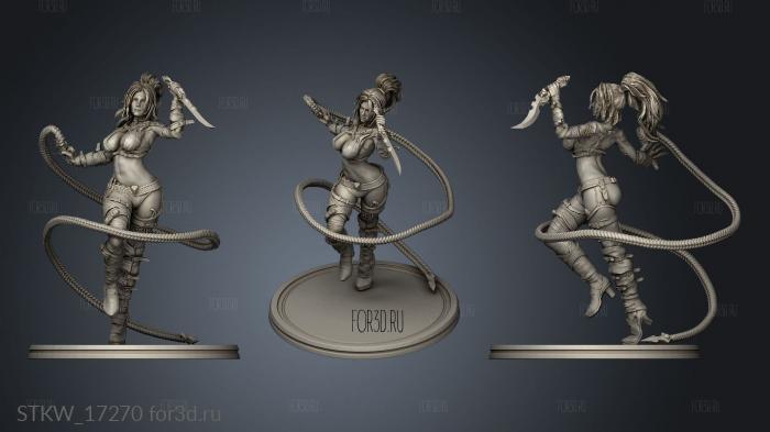 Poses Attack stl model for CNC