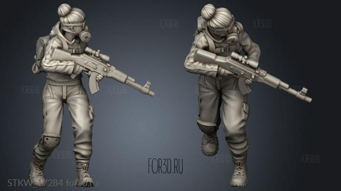 Stalkers VII Female Supp 3d stl модель для ЧПУ