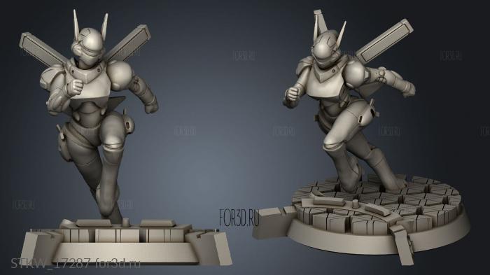 POST LAUNCH BUBBLEGUM CRISIS NENE ROMANOVA ROMANOV stl model for CNC