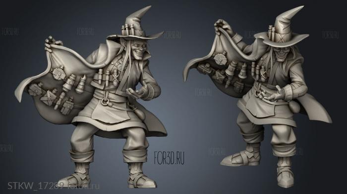 Potion Vendors Vendor Male 3d stl модель для ЧПУ