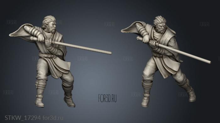 Power JEDI WOMAN stl model for CNC