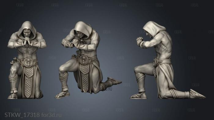Priests Egypt The worshiper stl model for CNC
